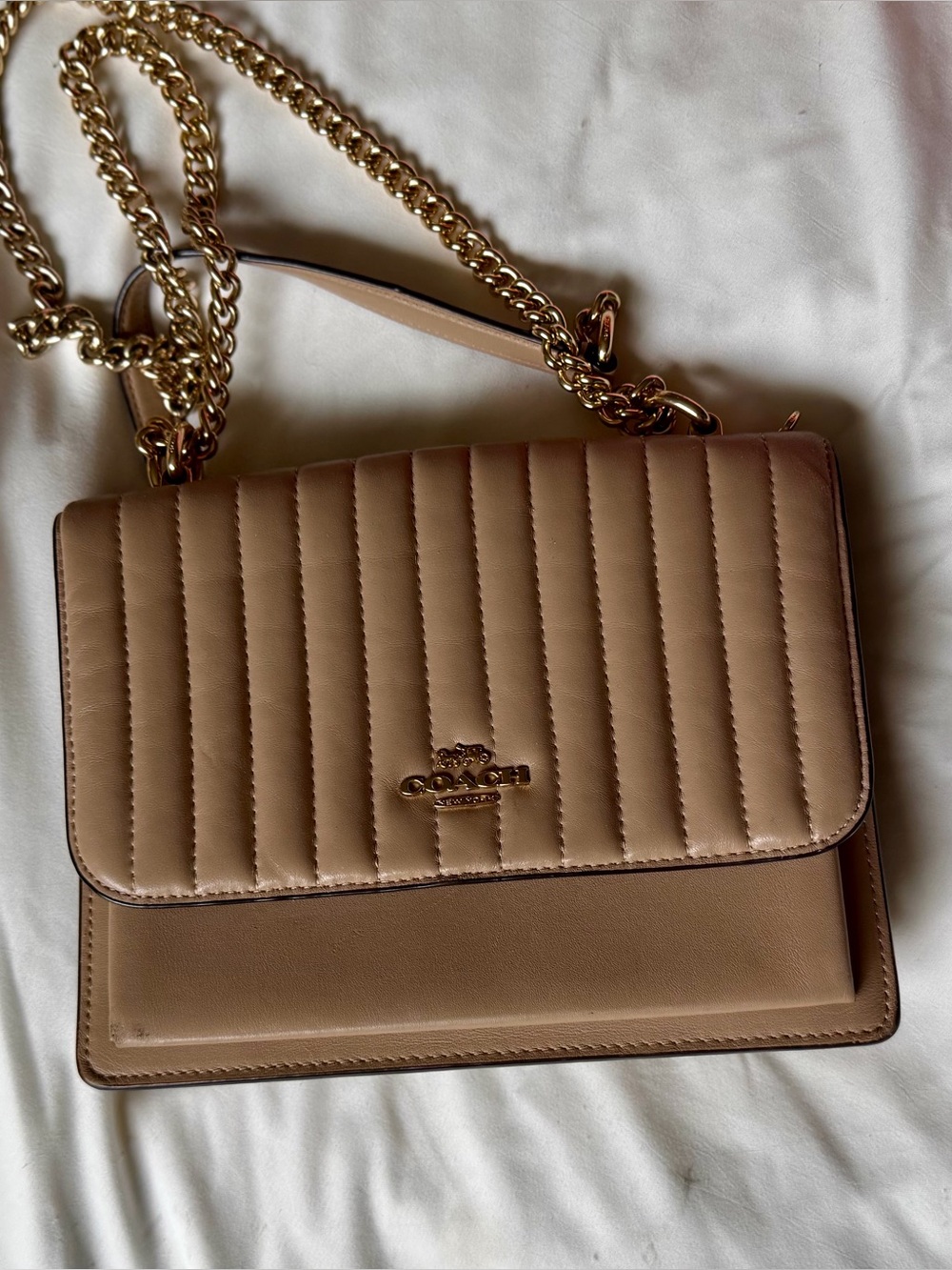 Coach Quilted Crossbody Bag w Napa Leather - Picture 2 of 10